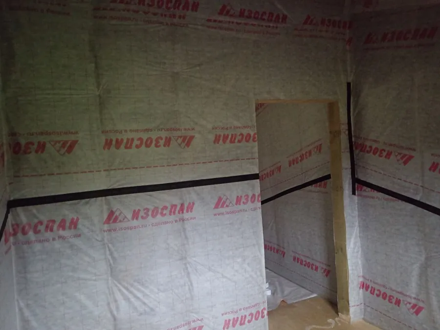 Пароизоляция на стенах каркасного дома изнутри